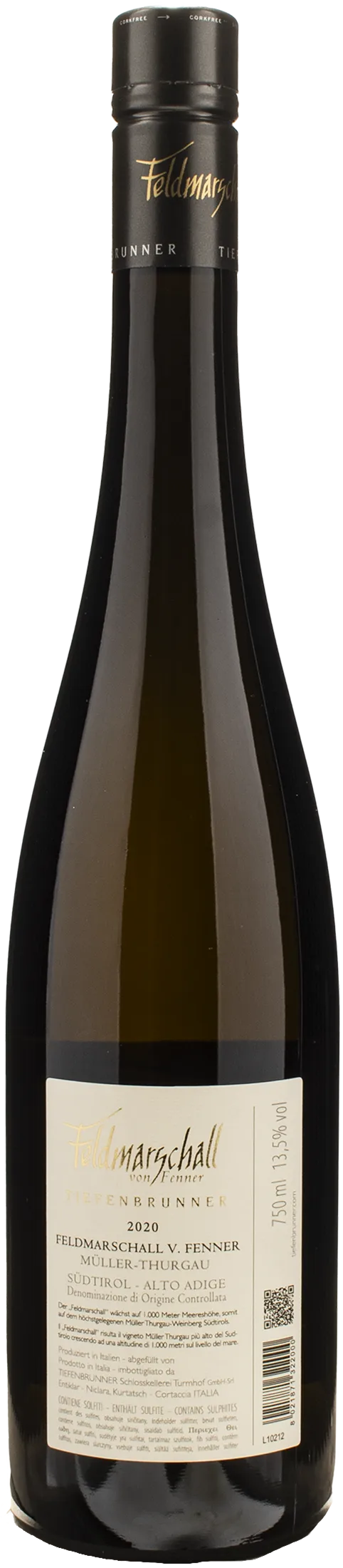 Tiefenbrunner Feldmarschall Von Fenner Muller Thurgau 2020