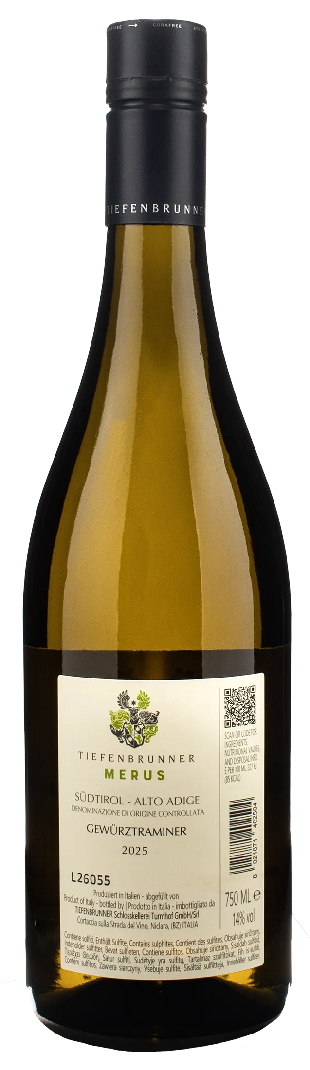 Tiefenbrunner Merus Gewurztraminer 2025