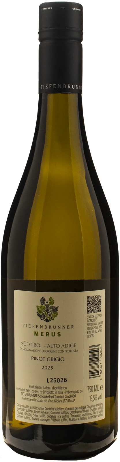 Tiefenbrunner Merus Pinot Grigio 2025