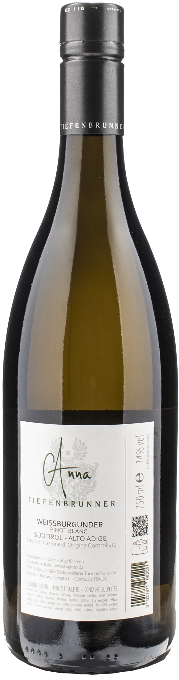 Tiefenbrunner Pinot Bianco Anna 2022