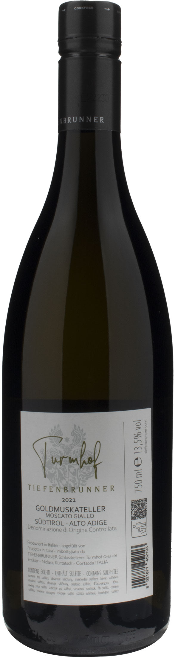 Tiefenbrunner Turmhof Moscato Giallo 2021