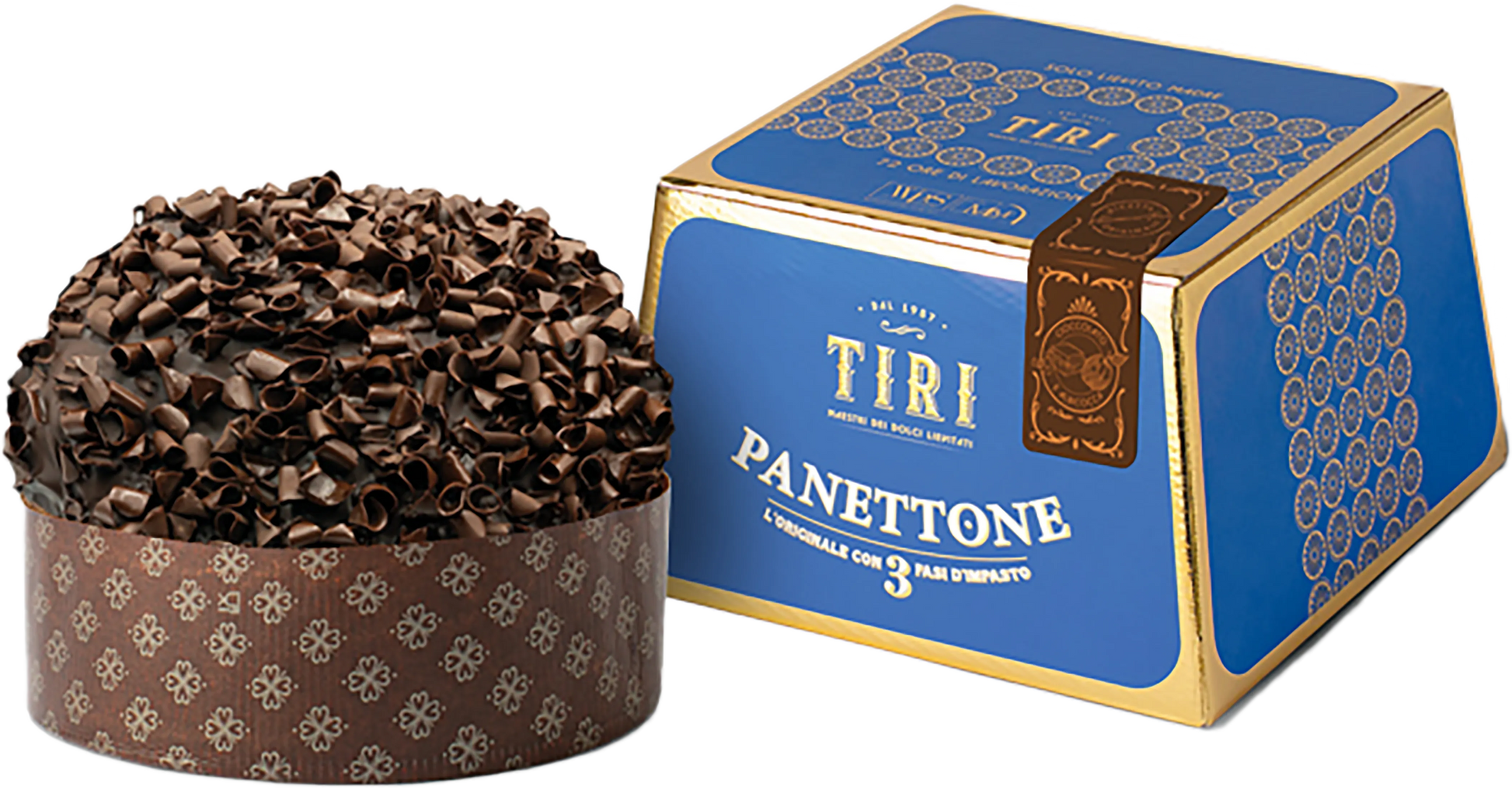 Tiri Panettone de Chocolate y Albaricoque 1kg