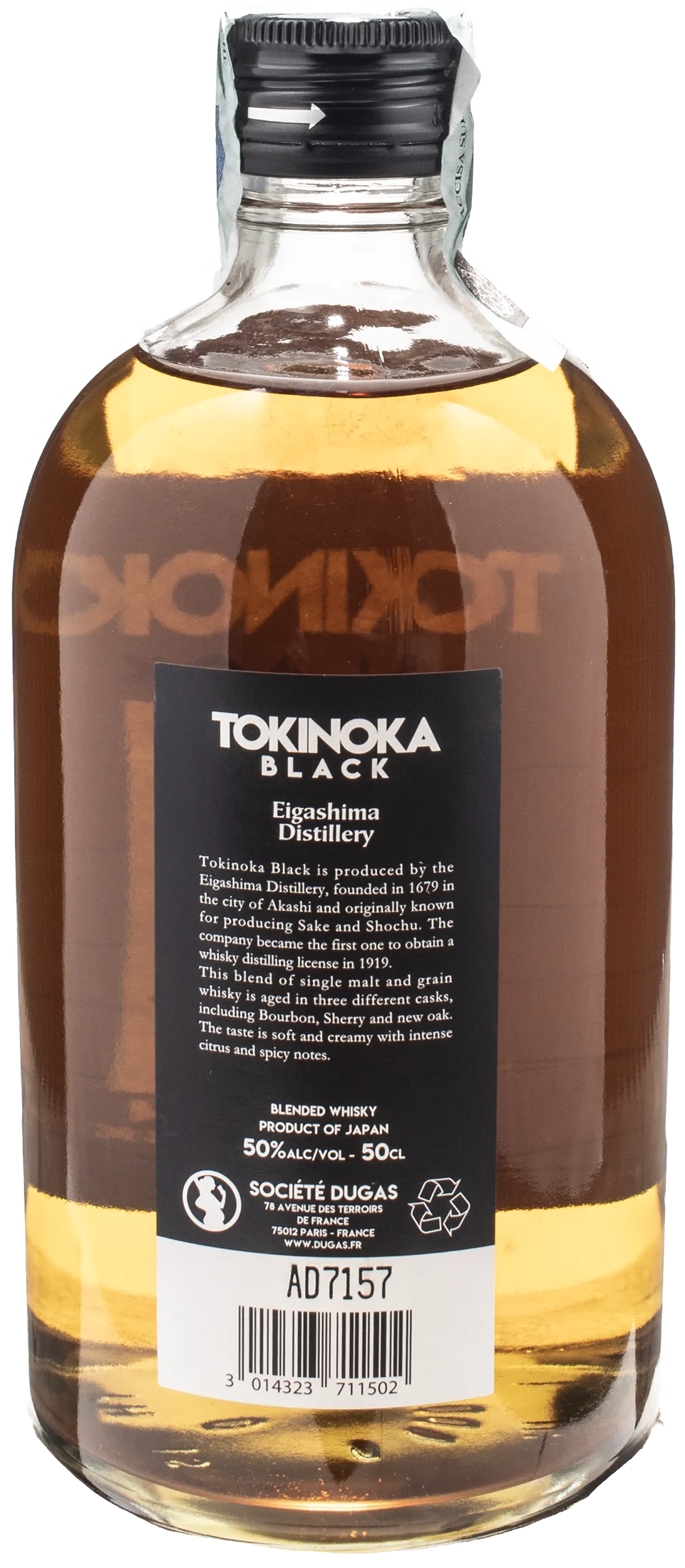 Tokinoka Black Japan Blended Whisky 0.5L