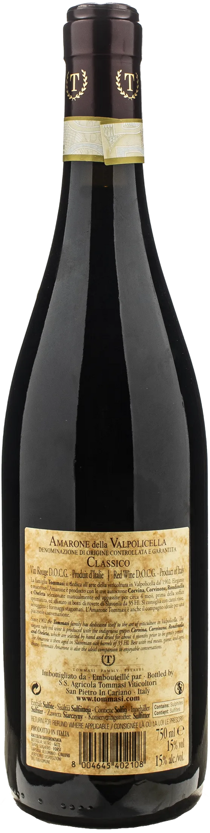 Tommasi Amarone della Valpolicella Classico 2021