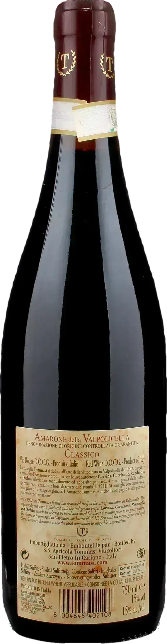 Tommasi Amarone della Valpolicella Classico 2022