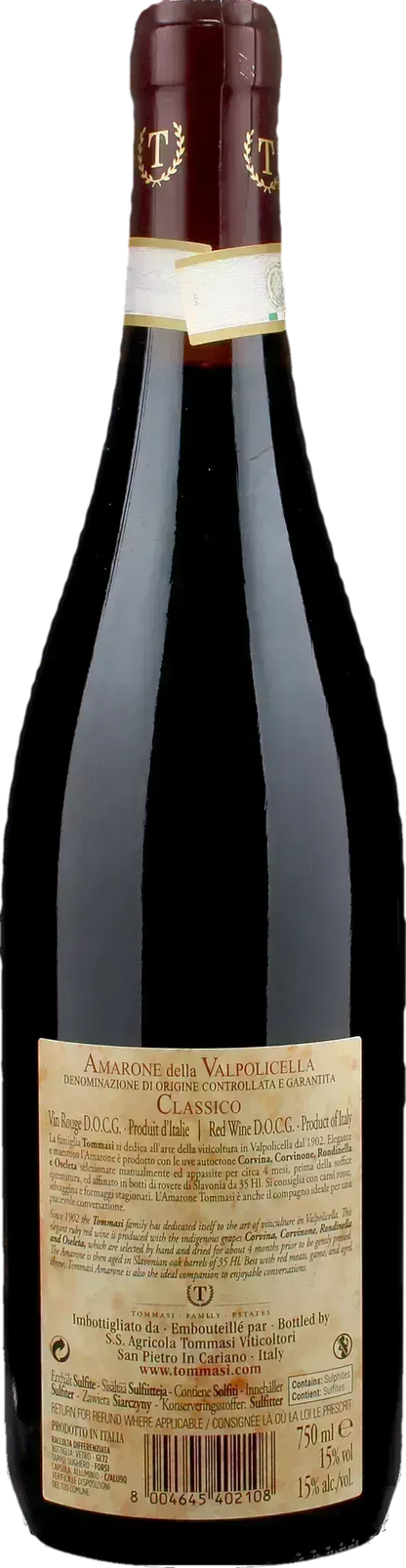 Tommasi Amarone della Valpolicella Classico 2022