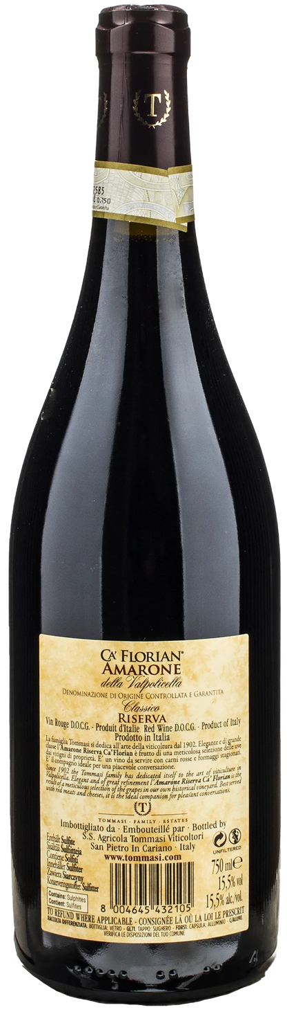 Tommasi Amarone della Valpolicella Classico Ca' Florian Riserva 2016