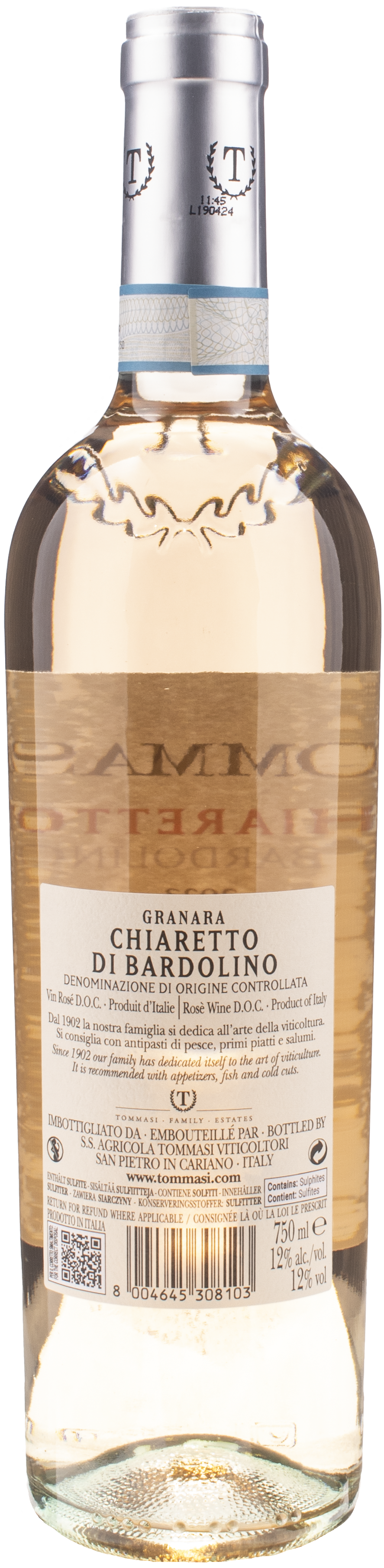 Tommasi Bardolino Chiaretto Fossa Granara 2023