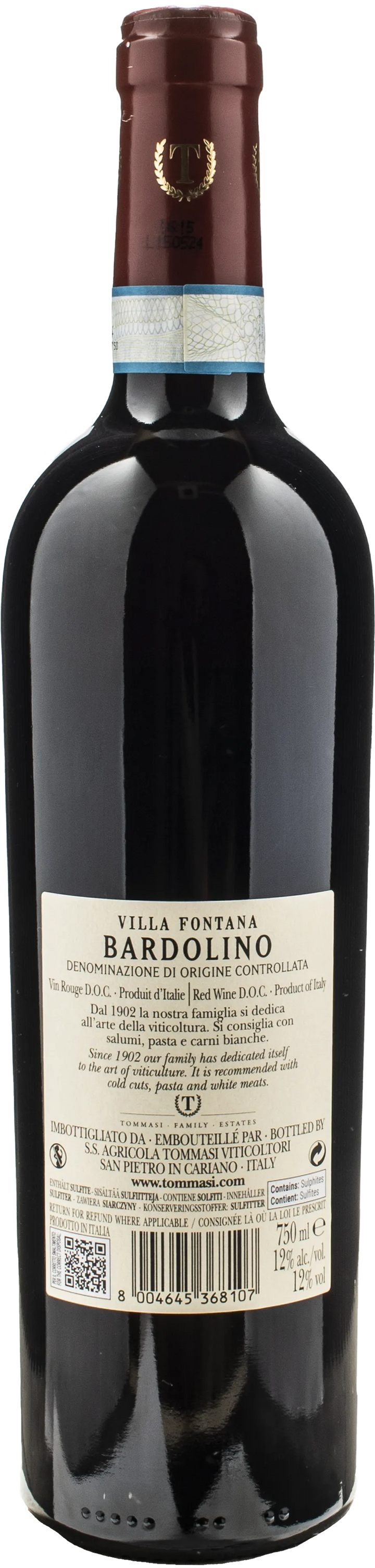 Tommasi Villa Fontana Bardolino 2023