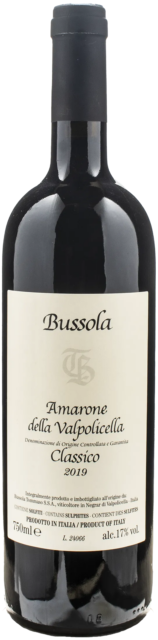 Tommaso Bussola Amarone della Valpolicella Classico TB 2019