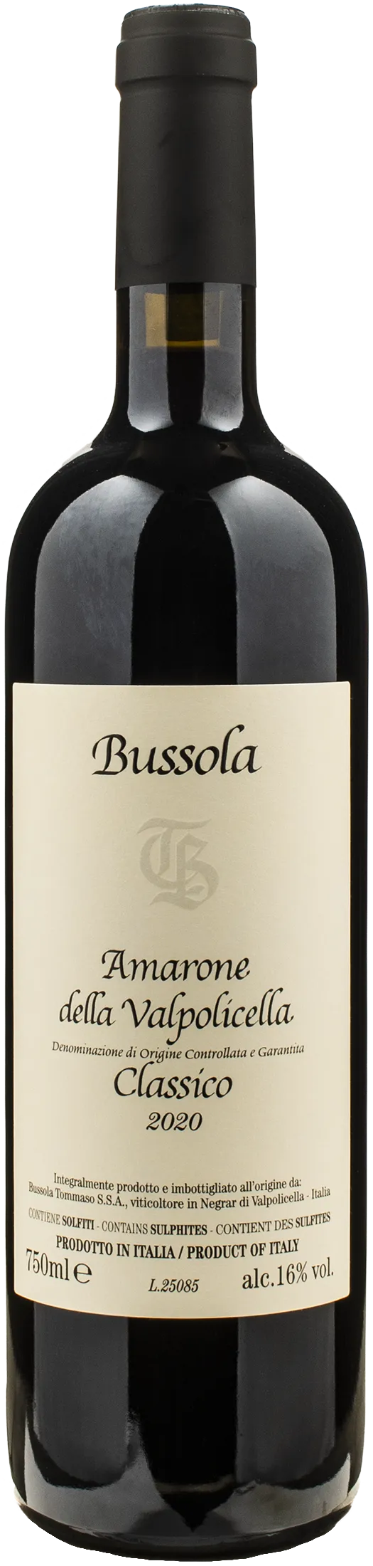 Tommaso Bussola Amarone della Valpolicella Classico TB 2020