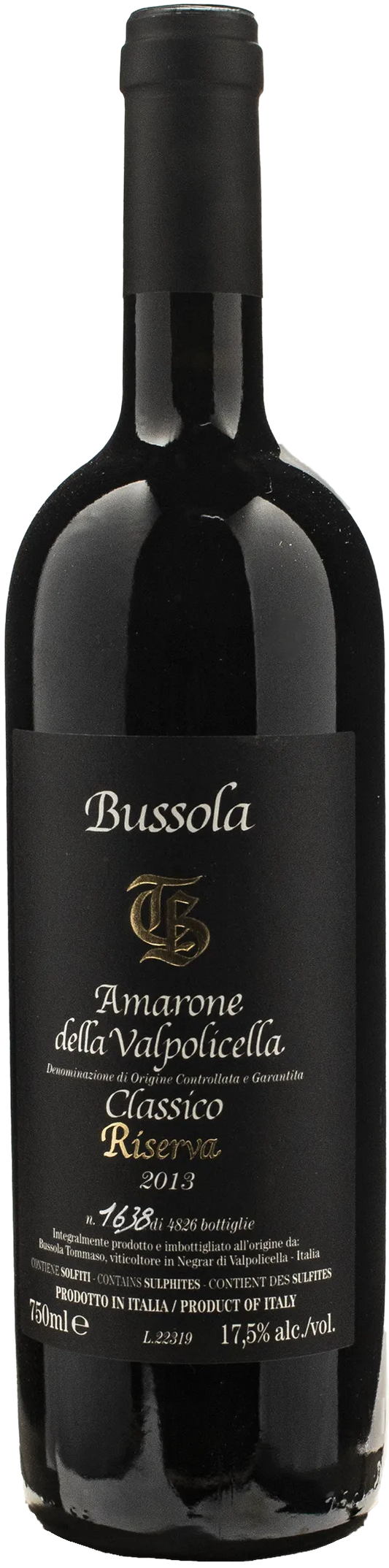 Tommaso Bussola Amarone della Valpolicella Classico TB Riserva 2013