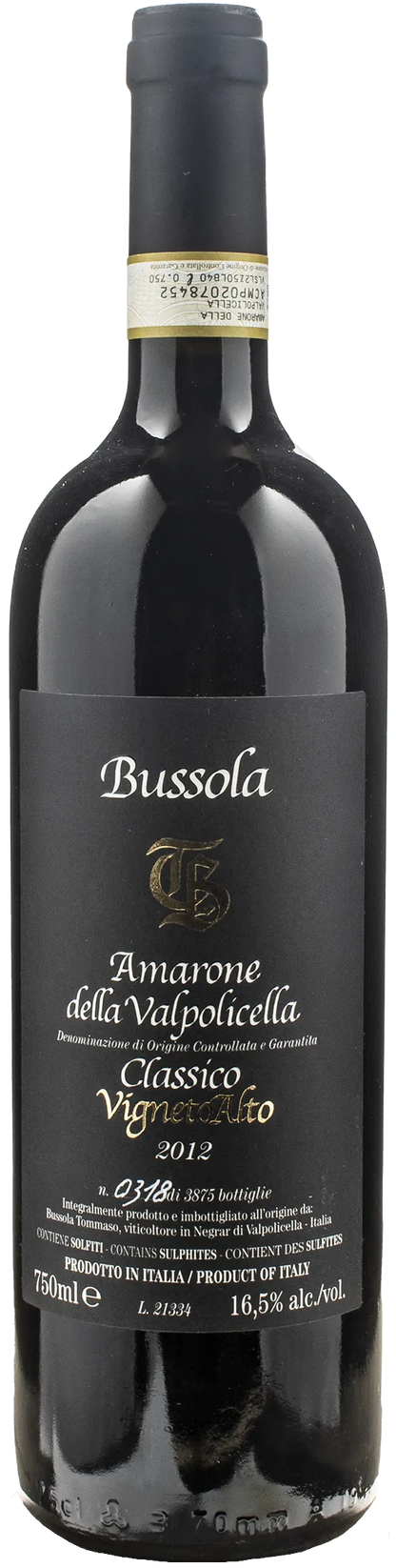 Tommaso Bussola Amarone della Valpolicella Classico Vigneto Alto TB 2012