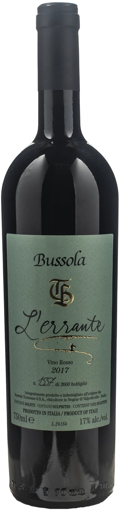 Tommaso Bussola L'Errante Rosso 2017
