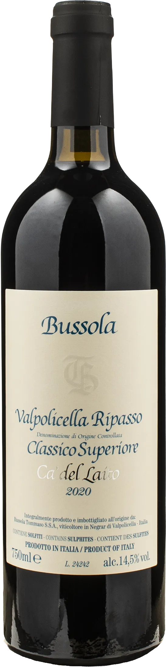 Tommaso Bussola Valpolicella Ripasso Classico Superiore Ca' del Laito 2020