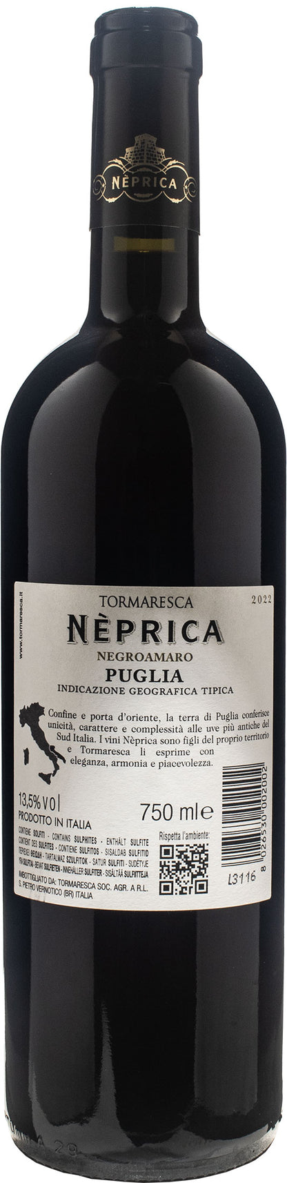Tormaresca Neprica Negroamaro 2022