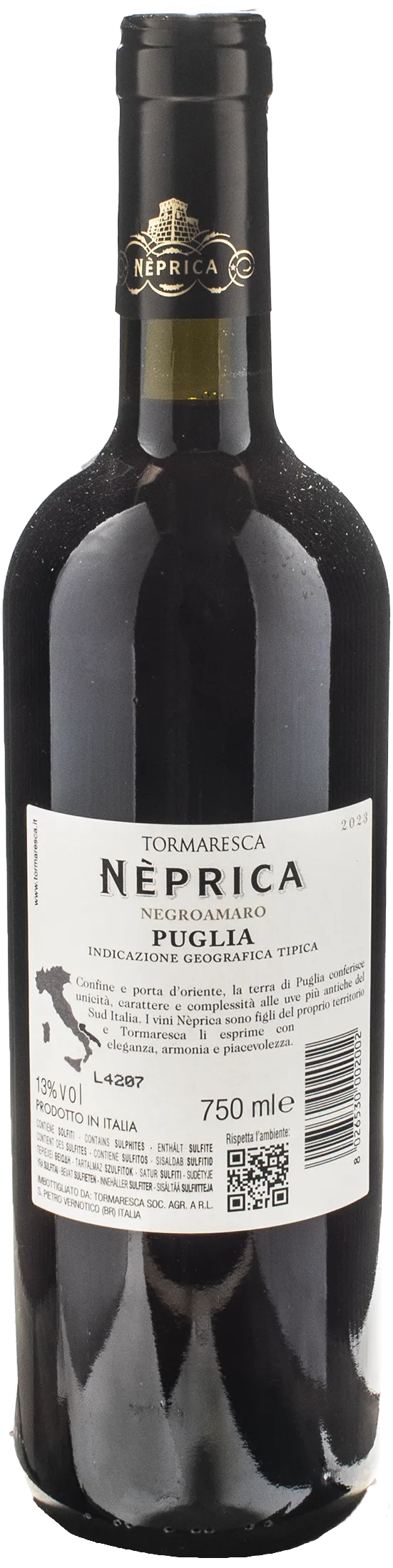 Tormaresca Neprica Negroamaro 2023