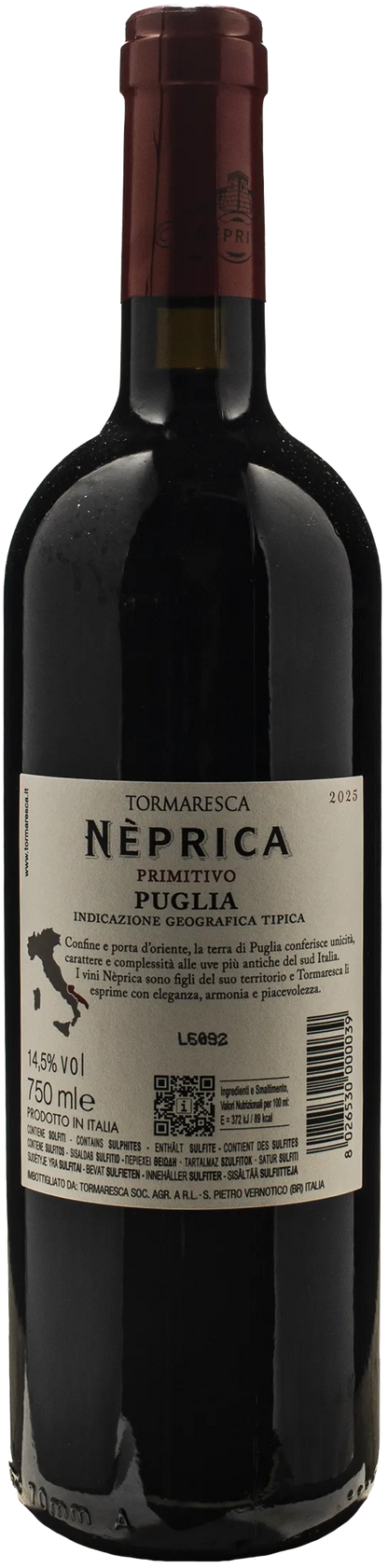 Tormaresca Neprica Primitivo 2025