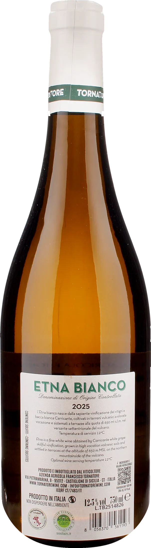 Tornatore Etna Bianco 2025