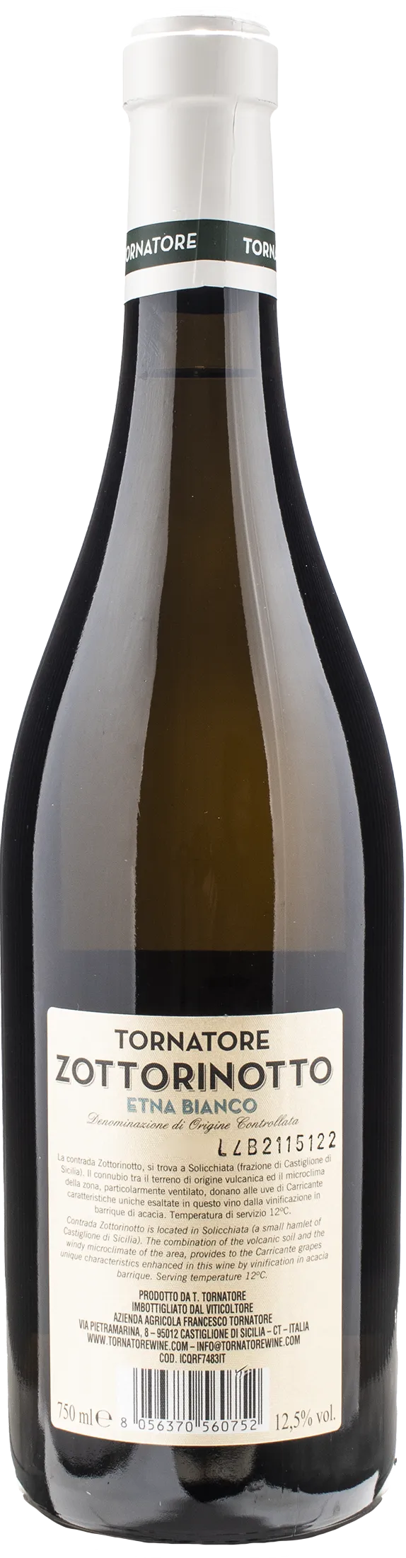Tornatore Etna Bianco Zottorinotto 2021