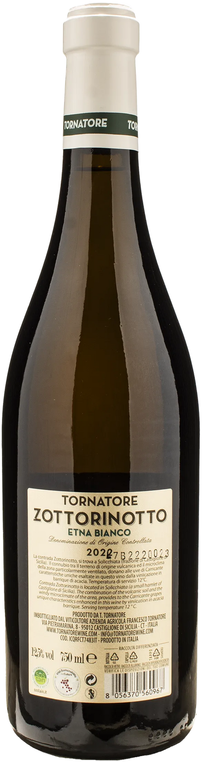 Tornatore Etna Bianco Zottorinotto 2022
