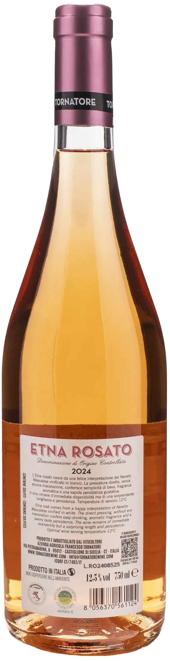 Tornatore Etna Rosato 2024