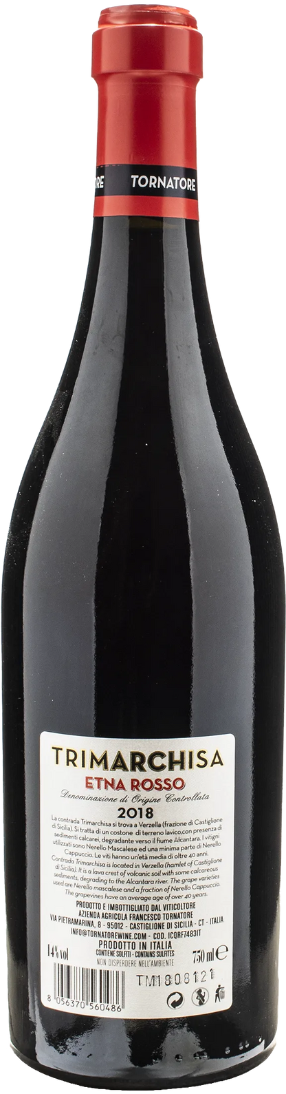 Tornatore Etna Rosso Contrada Trimarchisa 2018