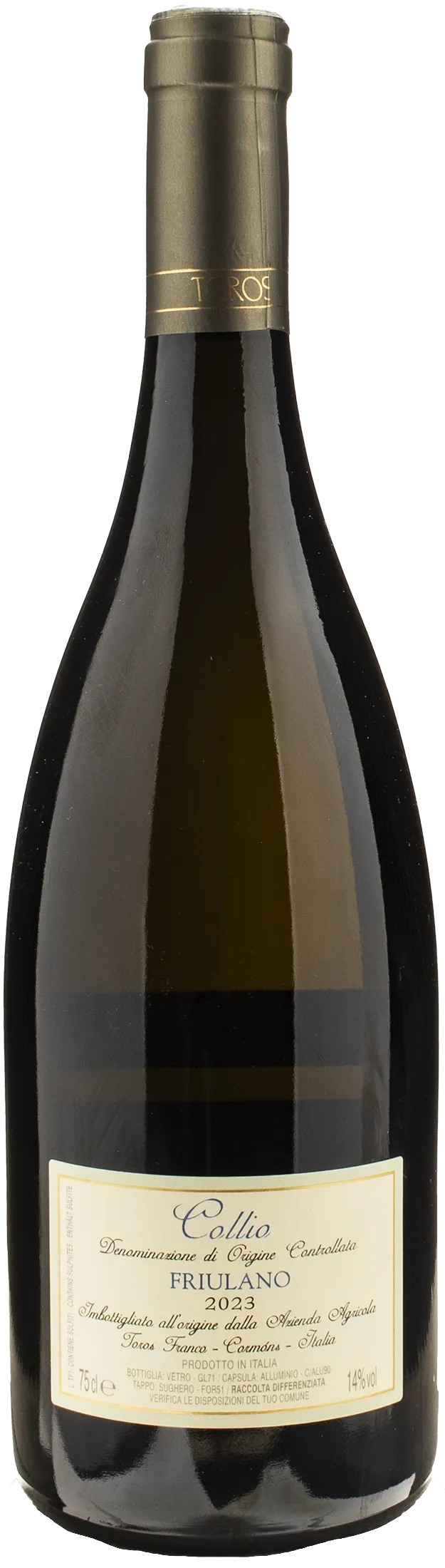 Toros Collio Friulano 2023
