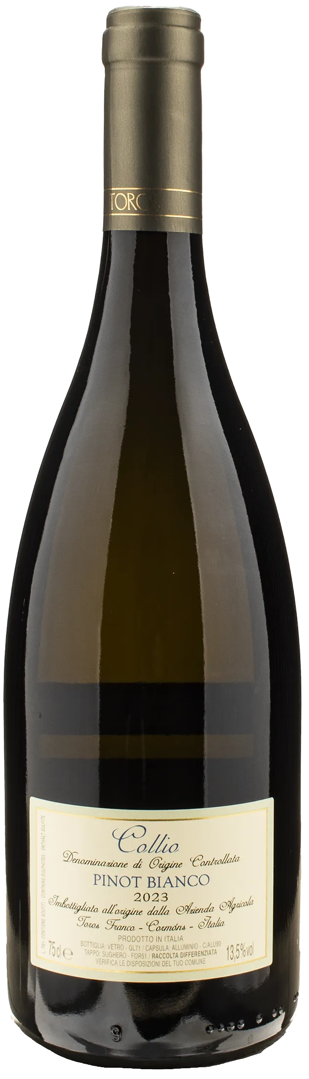 Toros Collio Pinot Bianco 2023