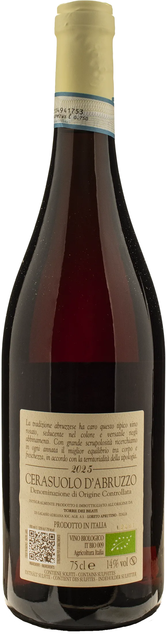 Torre dei Beati Cerasuolo d'Abruzzo Rosa-ae 2025