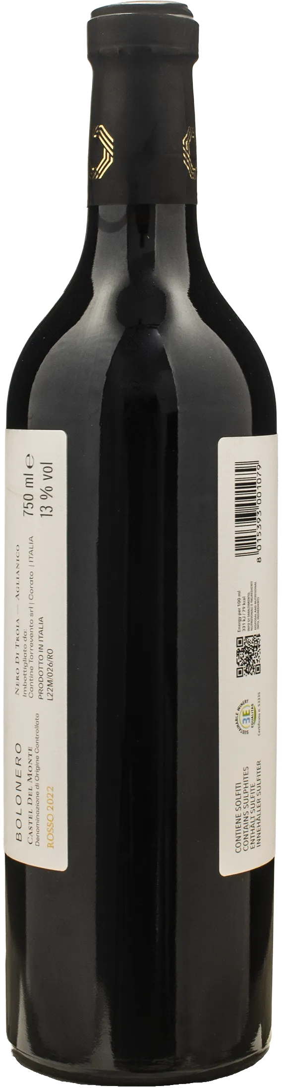 Torrevento Castel del Monte Rosso Bolonero 2022