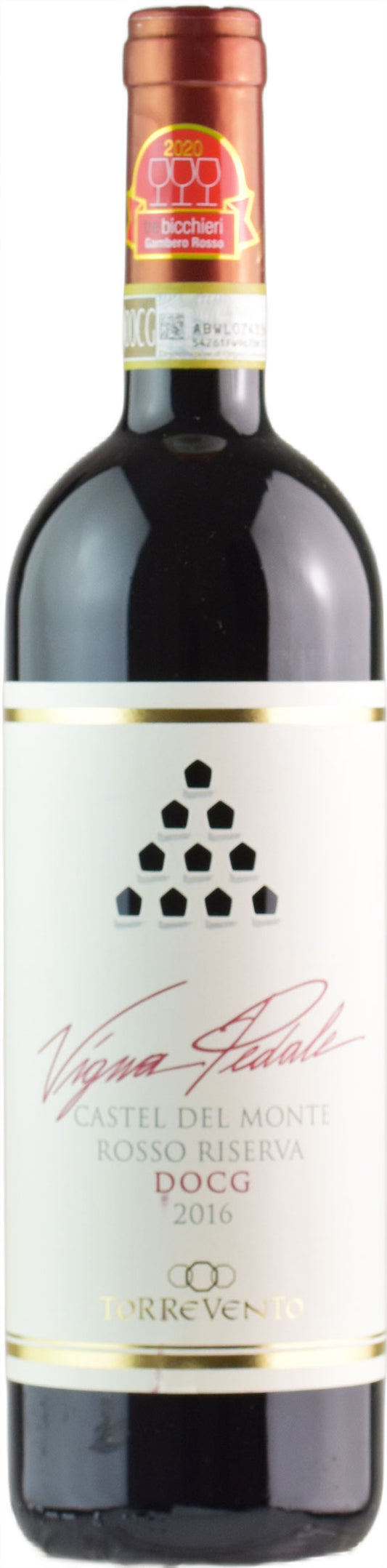 Torrevento Castel del Monte Vigna Pedale Rosso Riserva 2016
