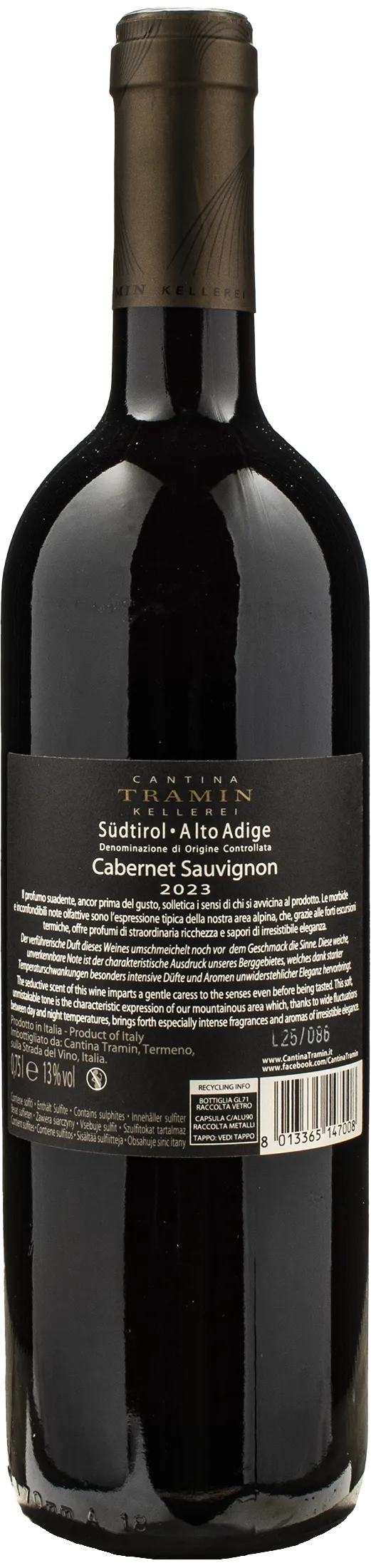 Tramin Cabernet Sauvignon 2023