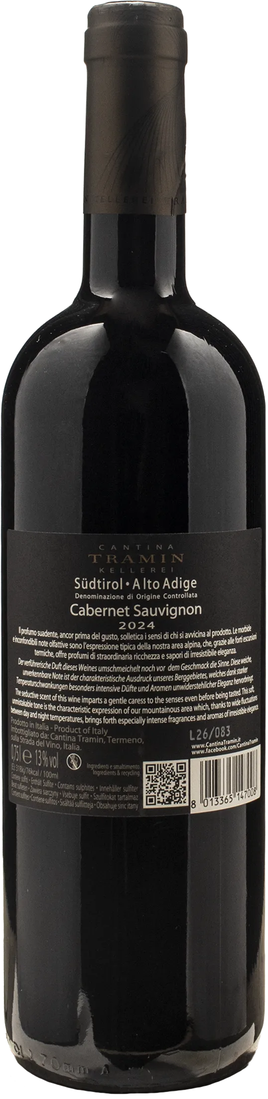 Tramin Cabernet Sauvignon 2024