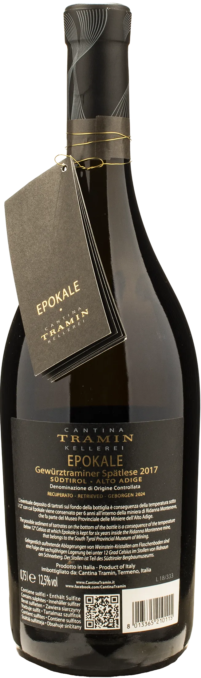 Tramin Epokale Gewurztraminer Spatlese 2017