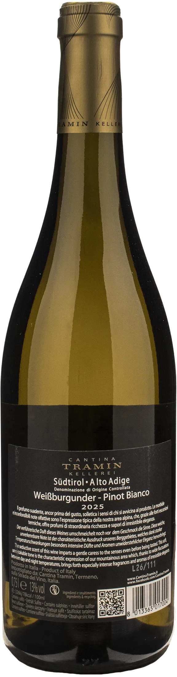Tramin Pinot Bianco 2025
