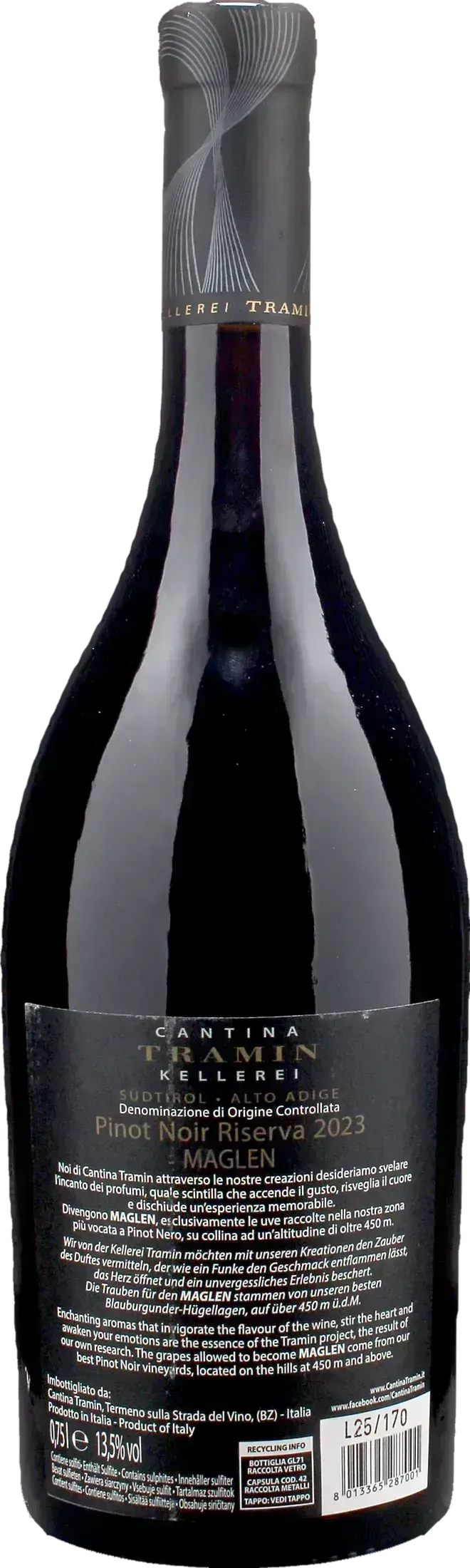 Tramin Pinot Nero Riserva Maglen 2023