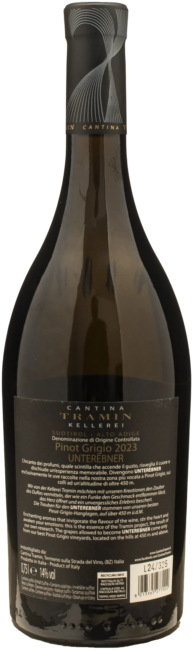 Tramin Unterebner Pinot Grigio 2023