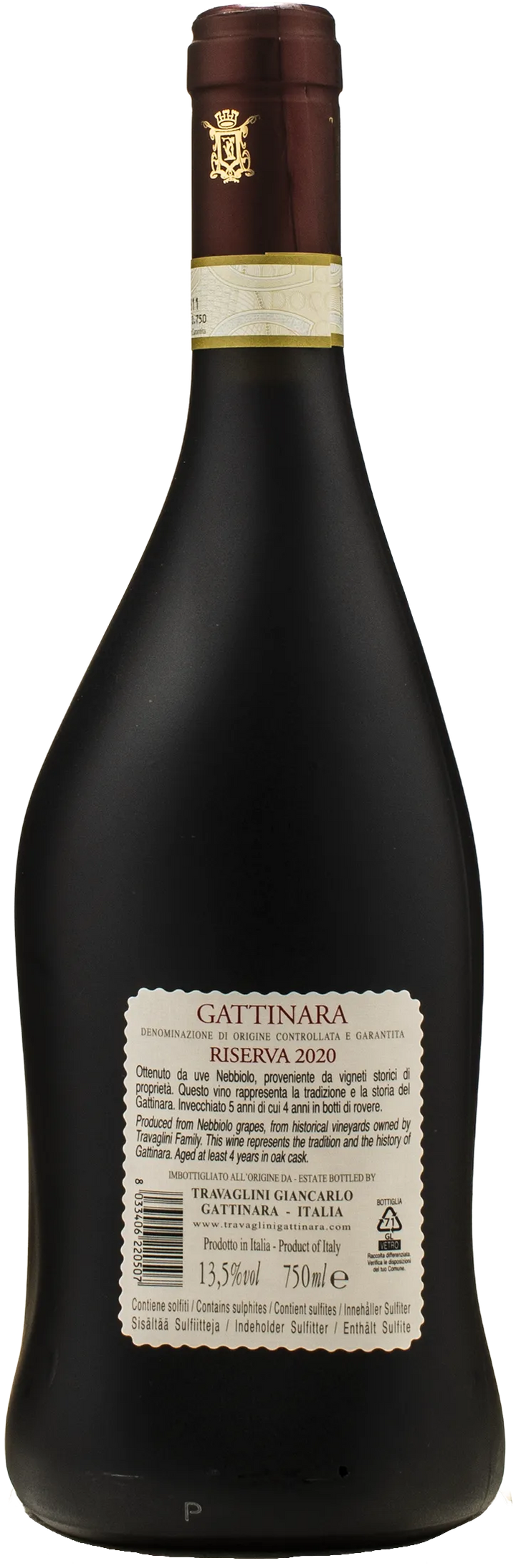 Travaglini Gattinara Riserva 2020