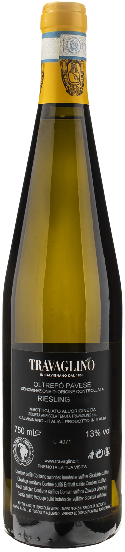 Travaglino Riesling Campo della Fojada 2023