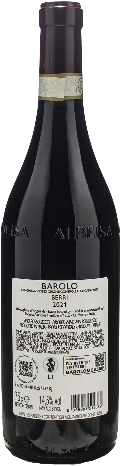 Trediberri Barolo Berri 2021