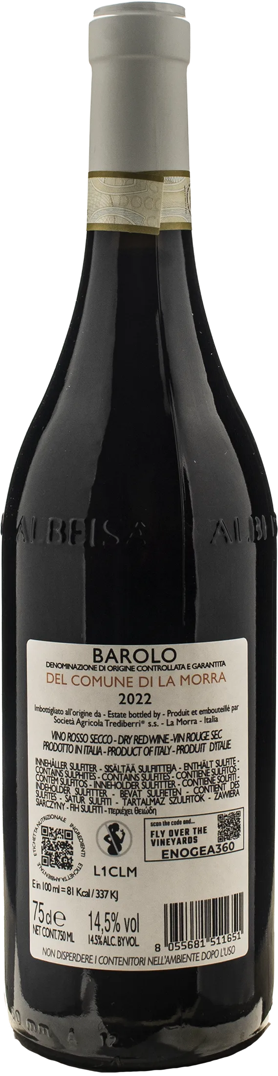 Trediberri Barolo del comune di La Morra 2022