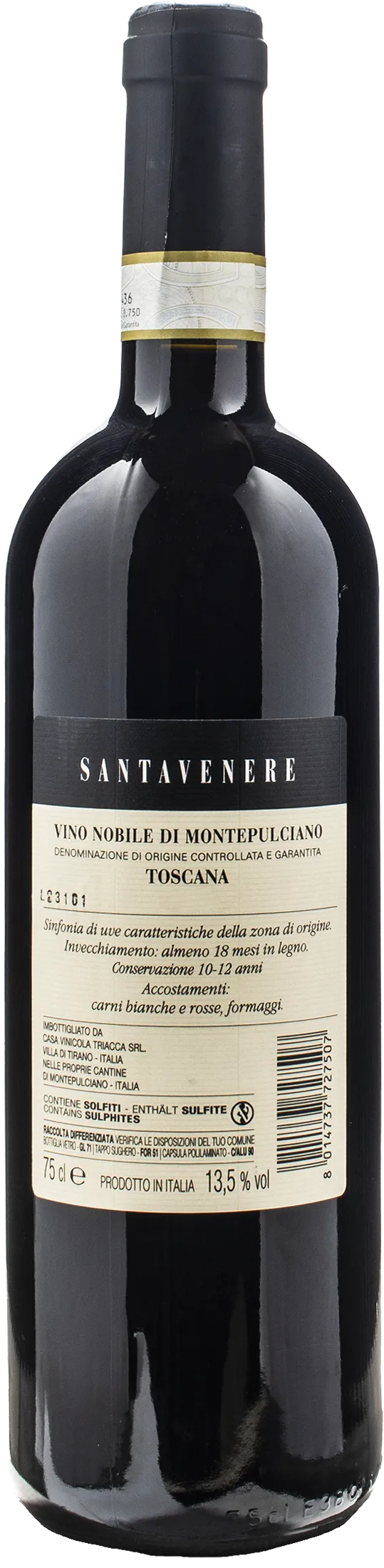 Triacca Nobile di Montepulciano Santavenere 2018