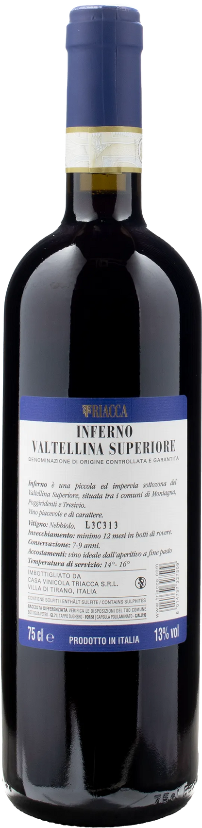Triacca Valtellina Superiore Inferno 2021