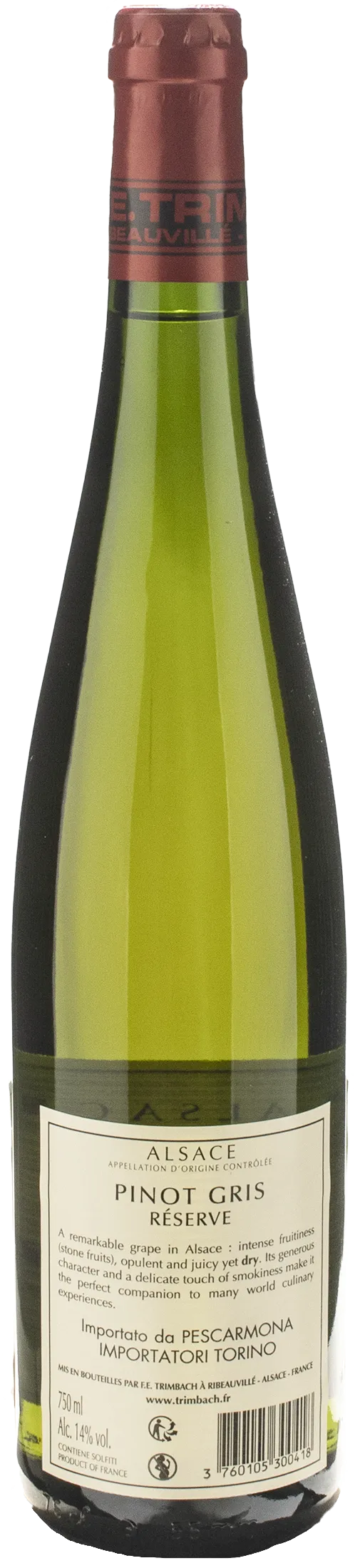 Trimbach Pinot Gris Reserve 2018
