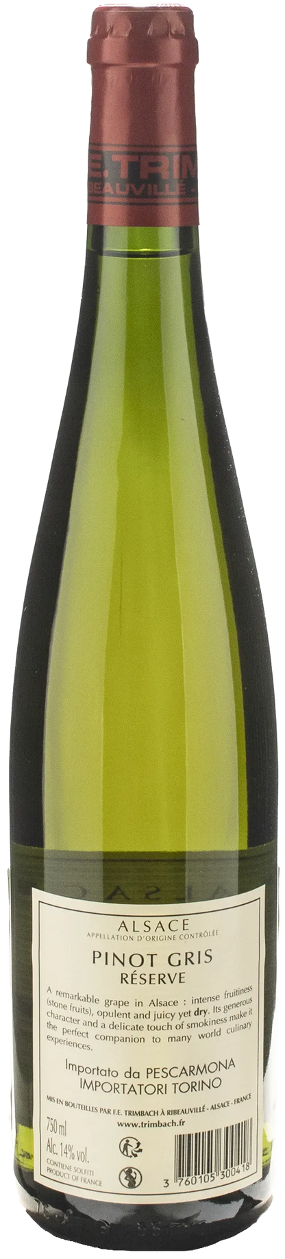 Trimbach Pinot Gris Reserve 2018