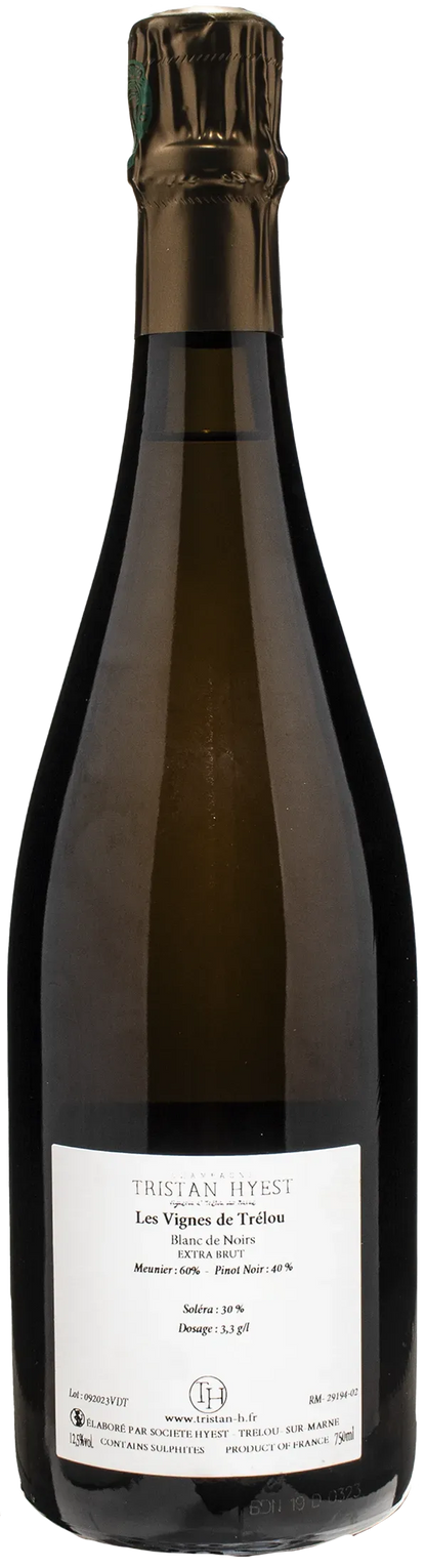 Tristan Hyest Champagne Blanc de Noirs Les Vignes de Trelou Extra Brut