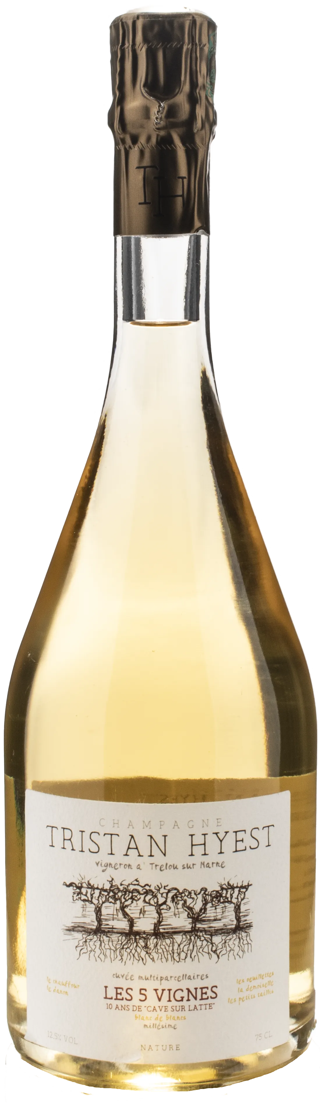 Tristan Hyest Champagne Les 5 Vignes Blanc de Blancs Nature Millesime 2013