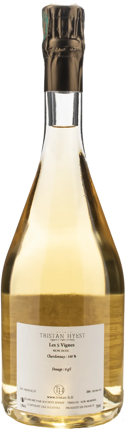 Tristan Hyest Champagne Les 5 Vignes Blanc de Blancs Nature Millesime 2013