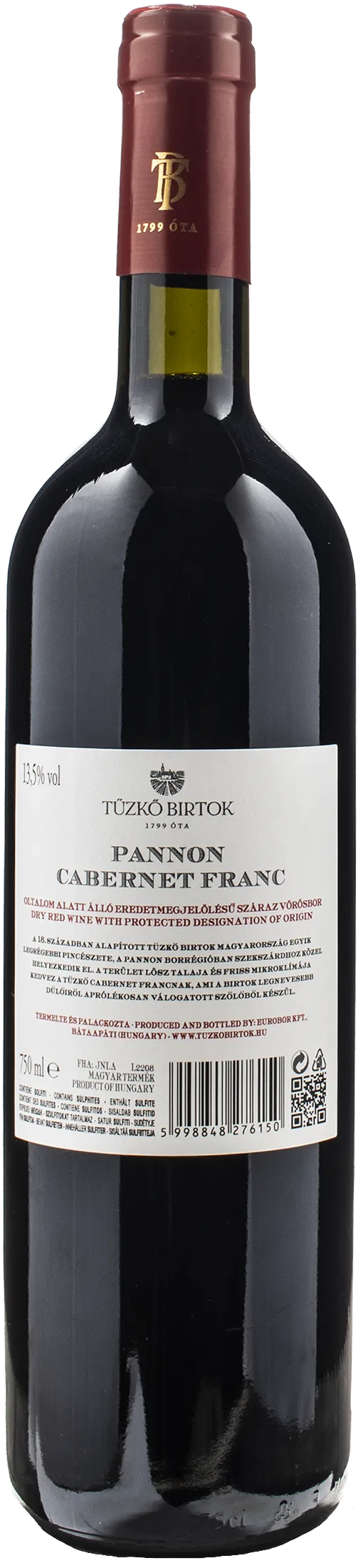 Tuzko Birtok Cabernet Franc Pannon 2020